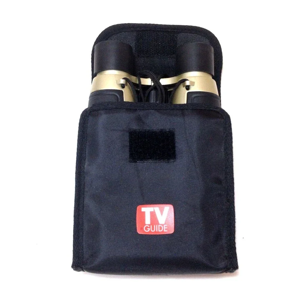 Vintage Promotional TV Guide Working Binoculars Not a Toy With Case